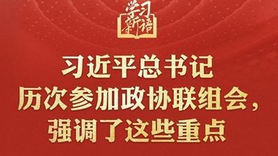 學習新語｜習近平總書記歷次參加政協聯組會，強調了這些重點